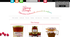 Desktop Screenshot of confiture-songeduverger.com